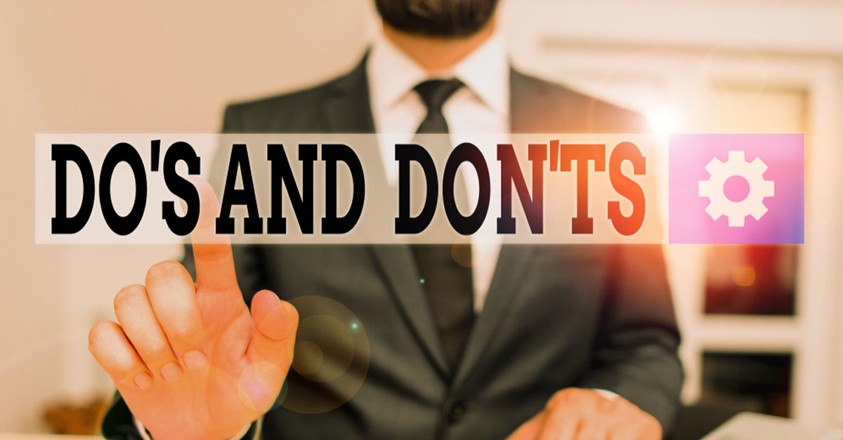 Interview Body Language Dos And Donts
