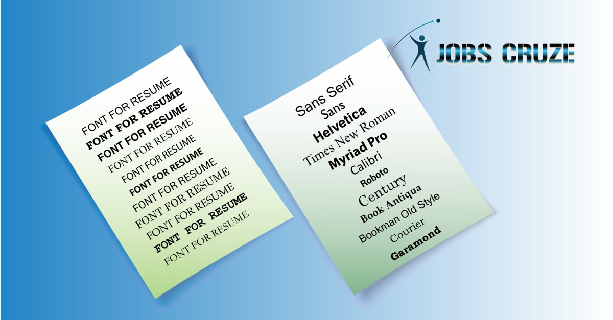 Best Font for Resume  Size Type and all