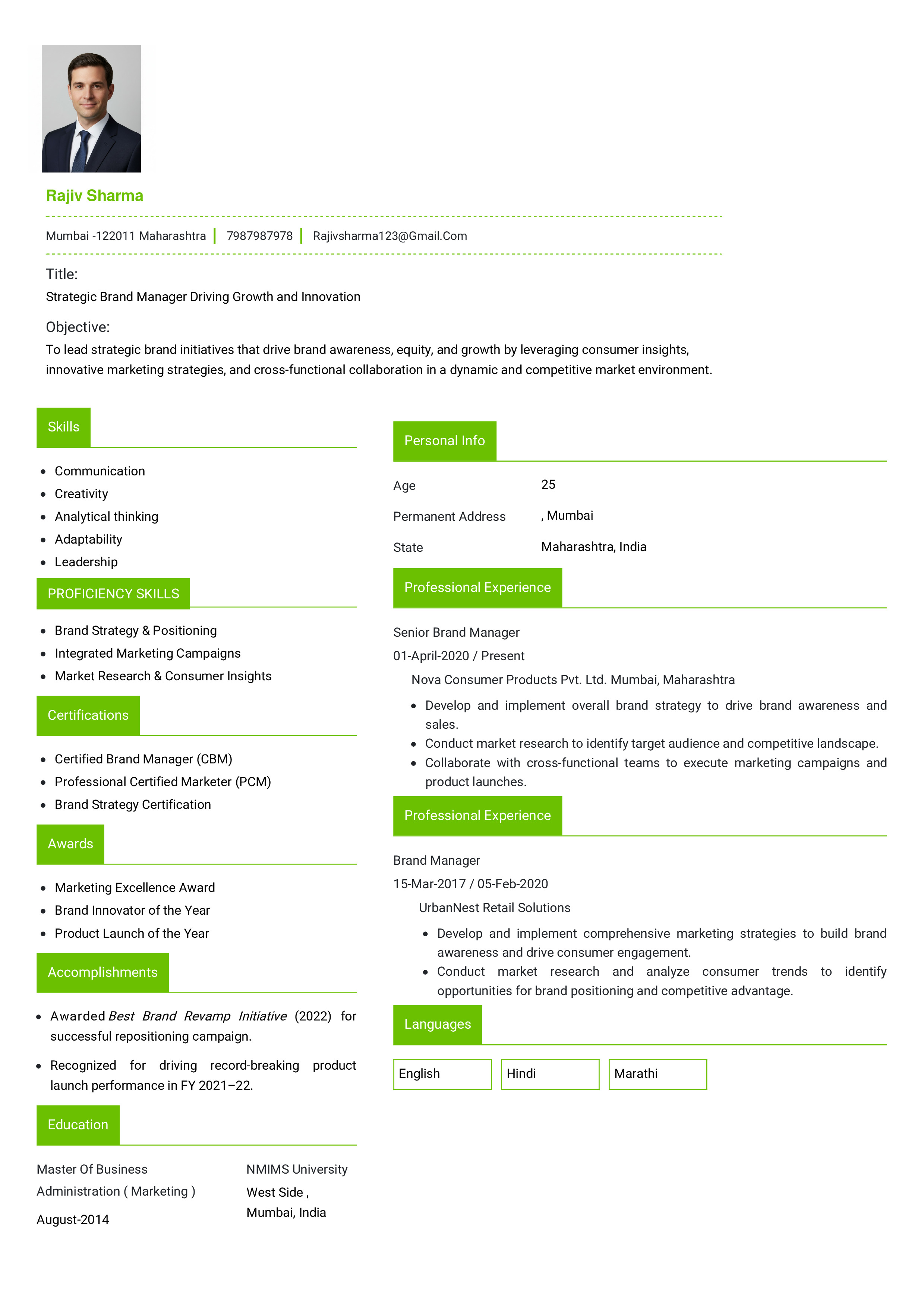 IRS Tax Examiner Resume Example
