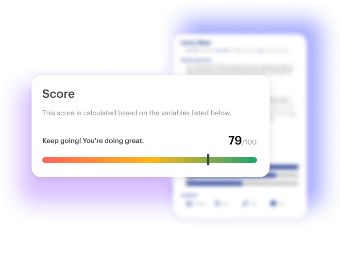 Discover your resume score and assess your standing.